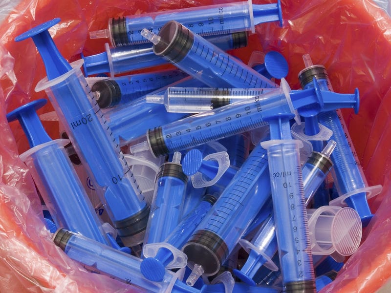 pp plastic syringes